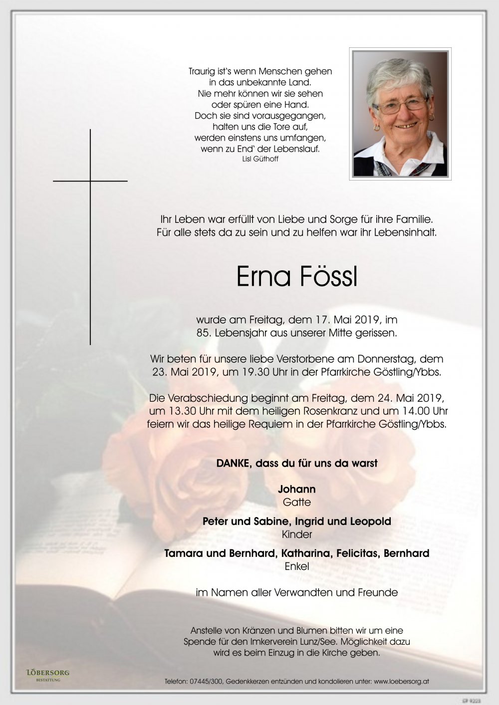 Parte von Erna Fössl