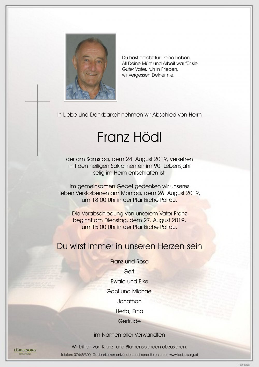 Parte von Franz Hödl