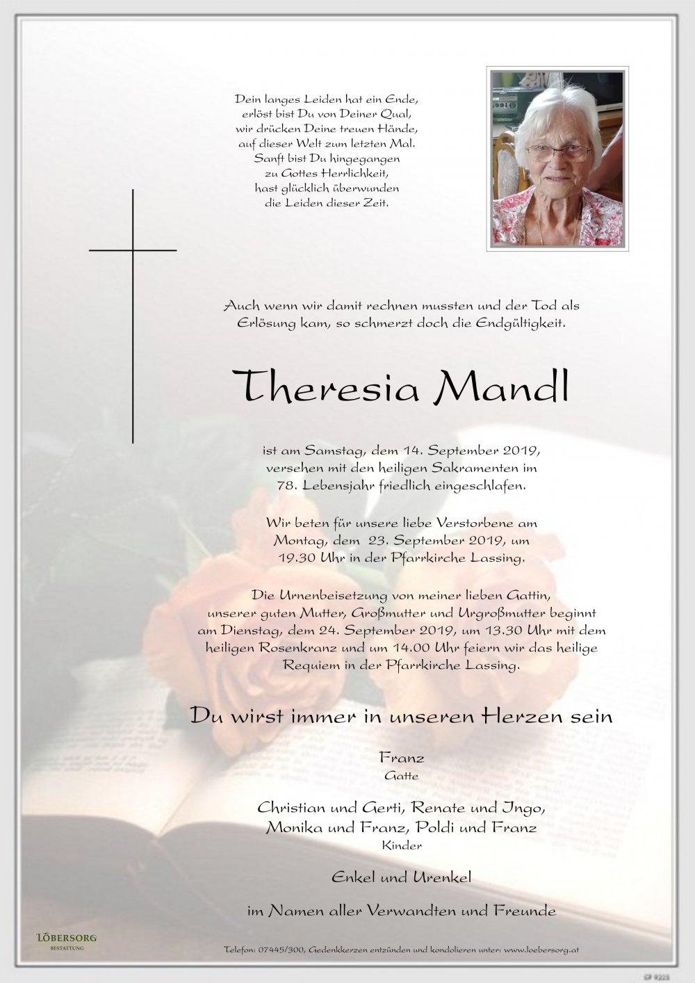 Parte von Theresia Mandl