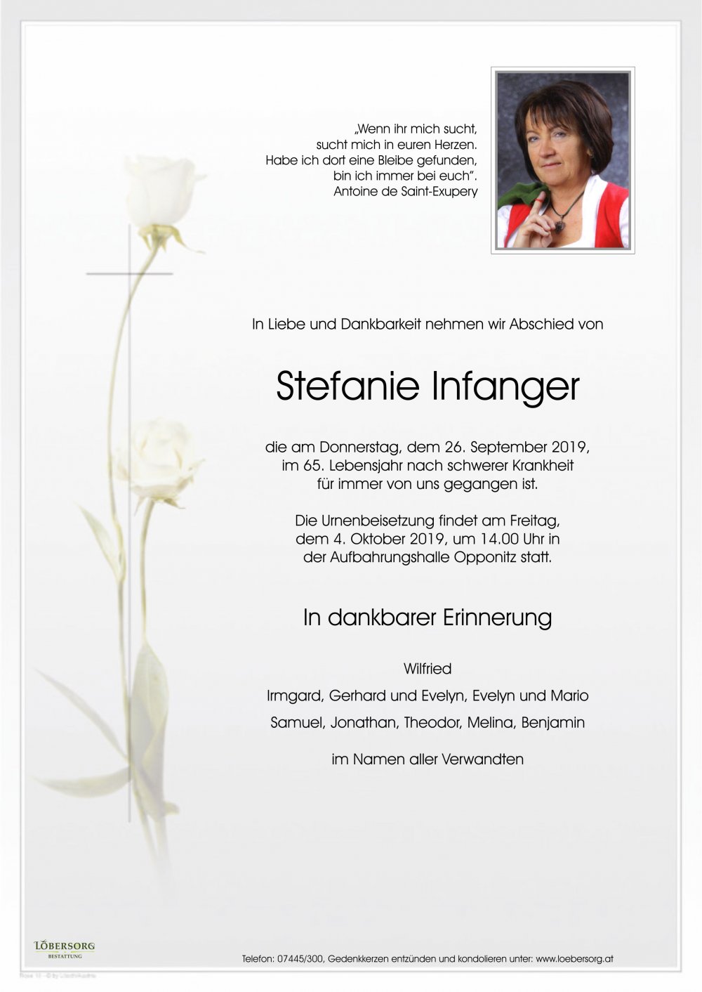 Parte von Stefanie Infanger