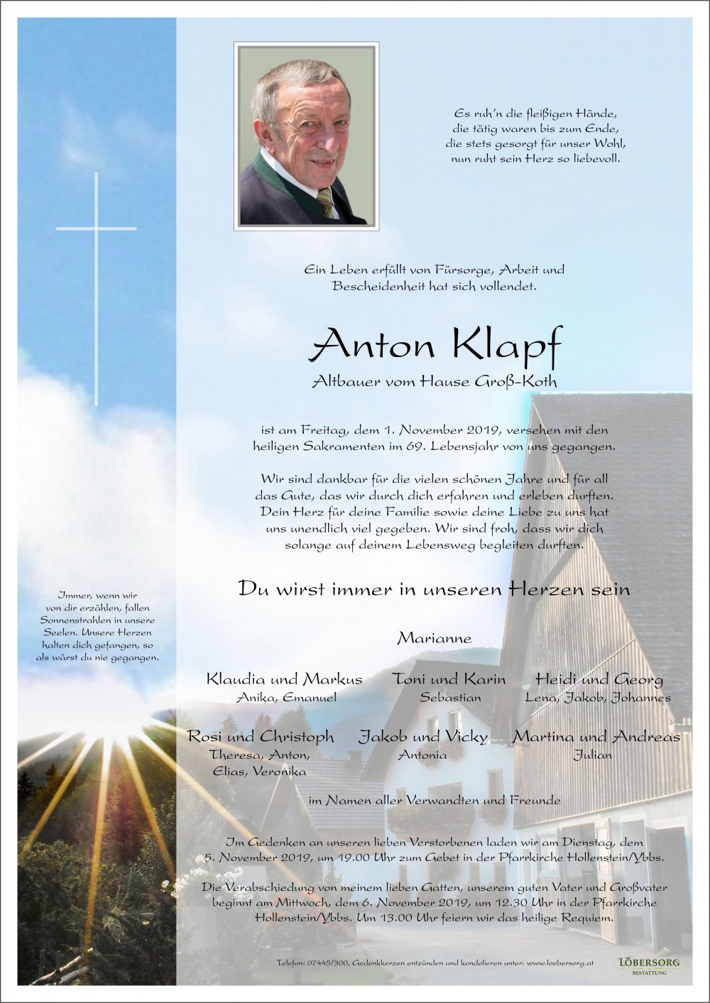 Parte von Anton Klapf