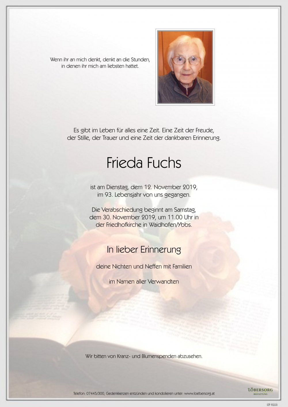 Parte von Frieda Fuchs