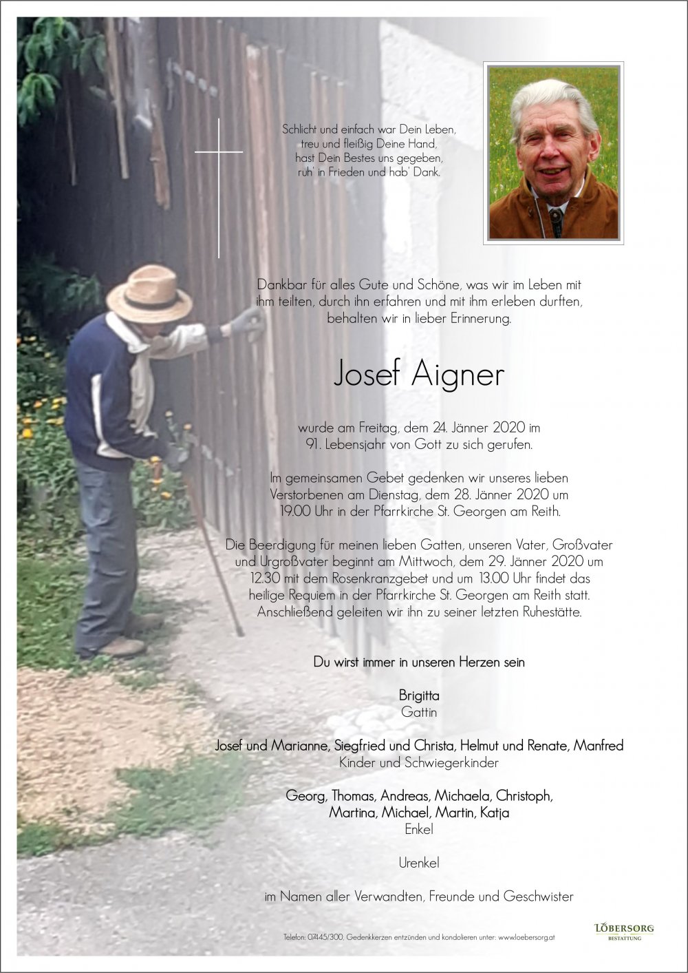 Parte von Josef Aigner