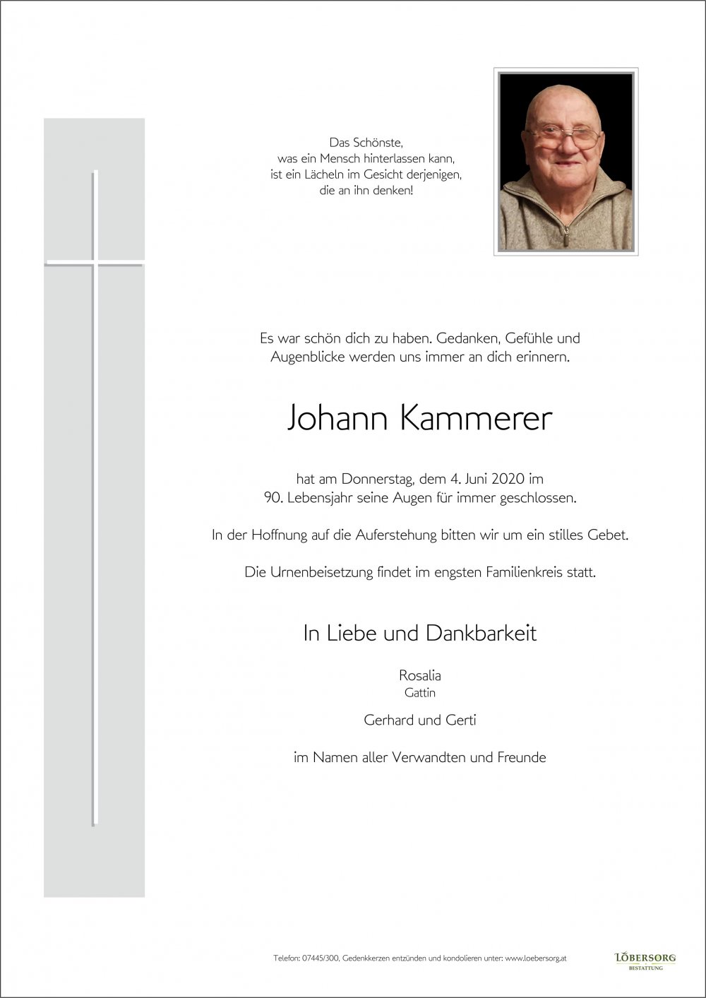 Parte von Johann Kammerer