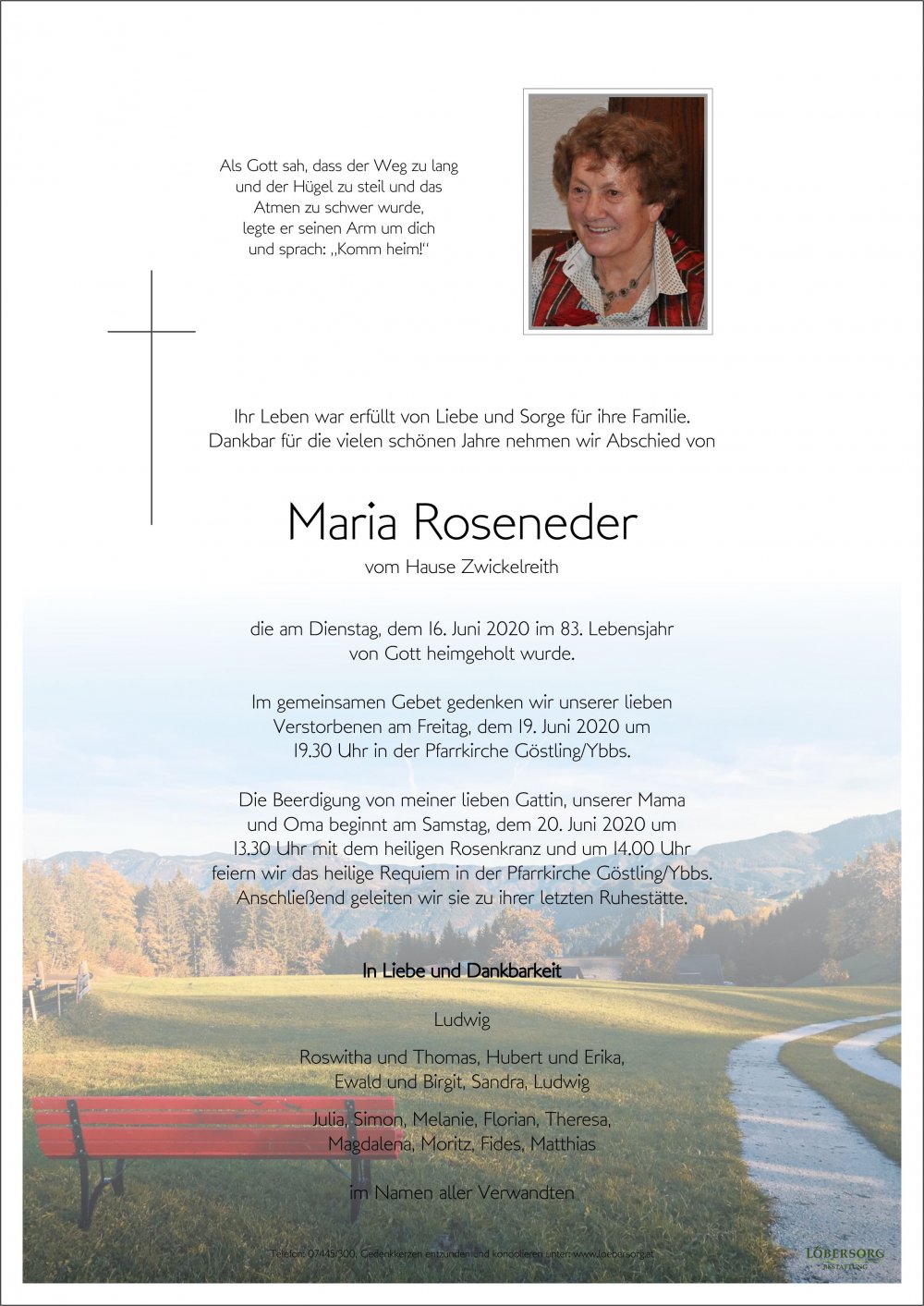 Parte von Maria Roseneder