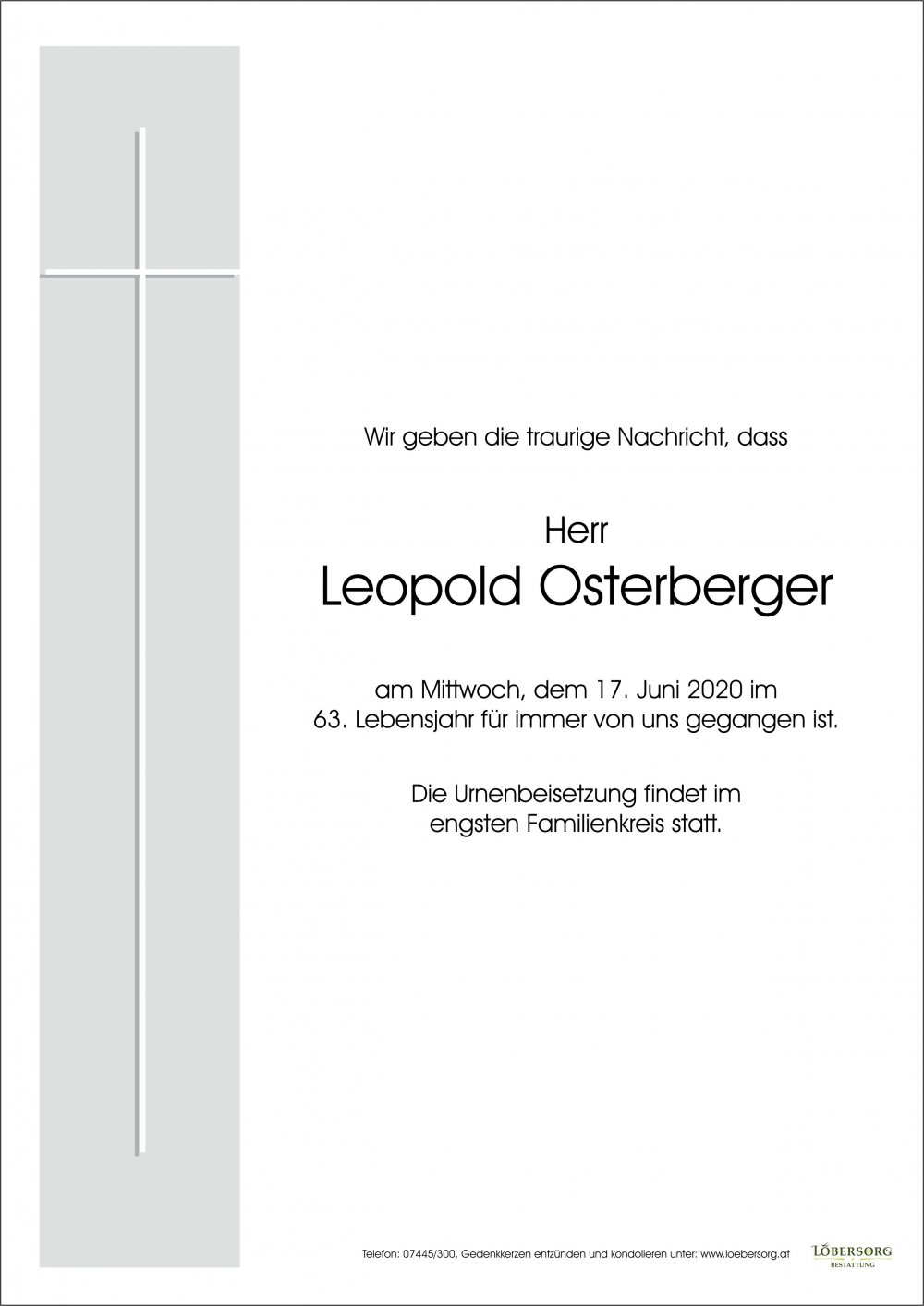 Parte von Leopold Osterberger