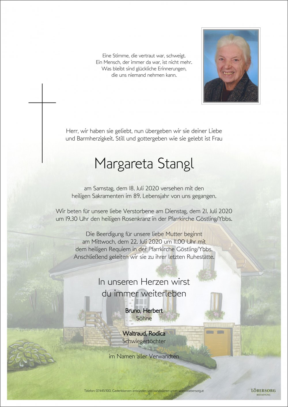 Parte von Margareta Stangl