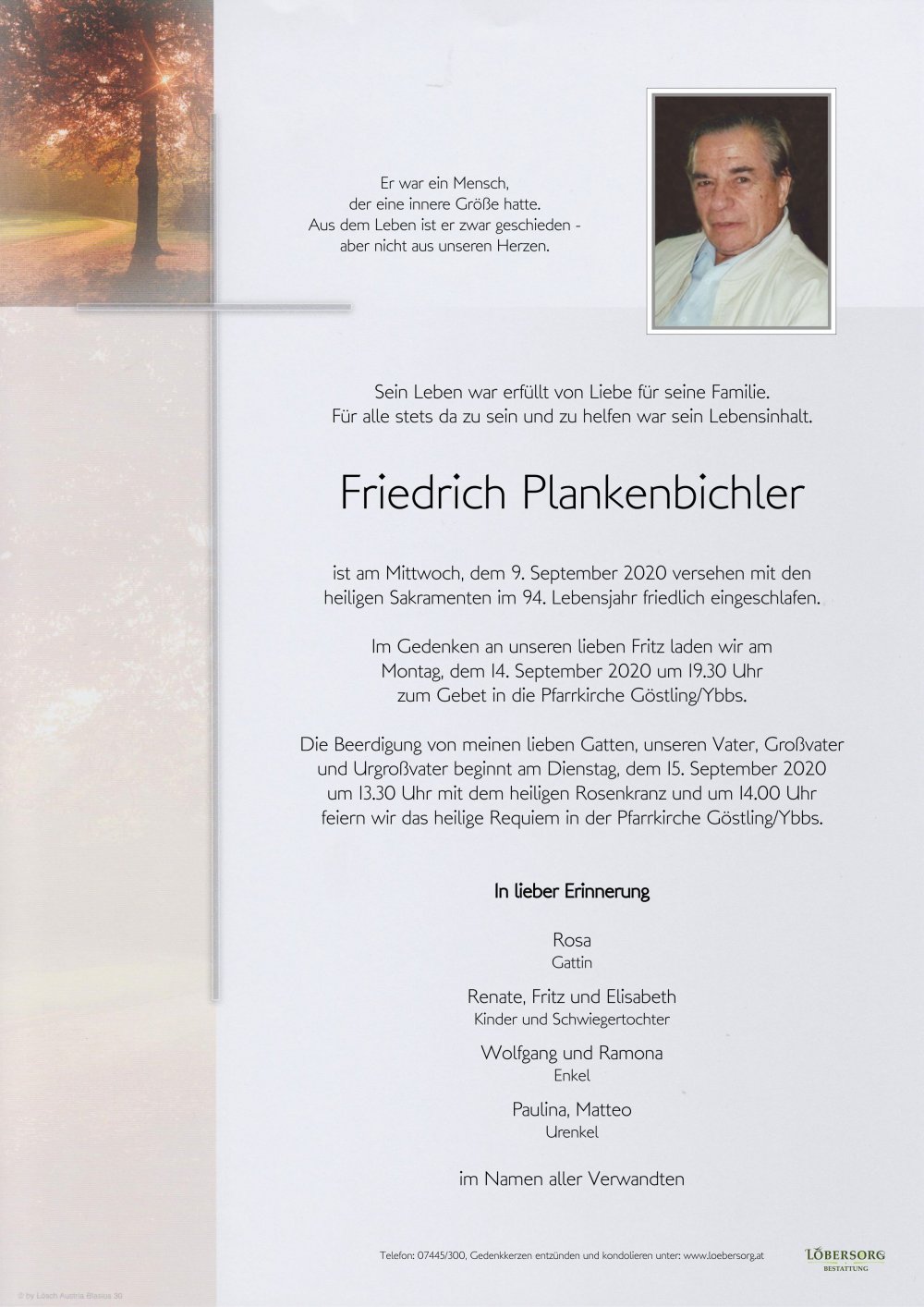 Parte von Friedrich Plankenbichler