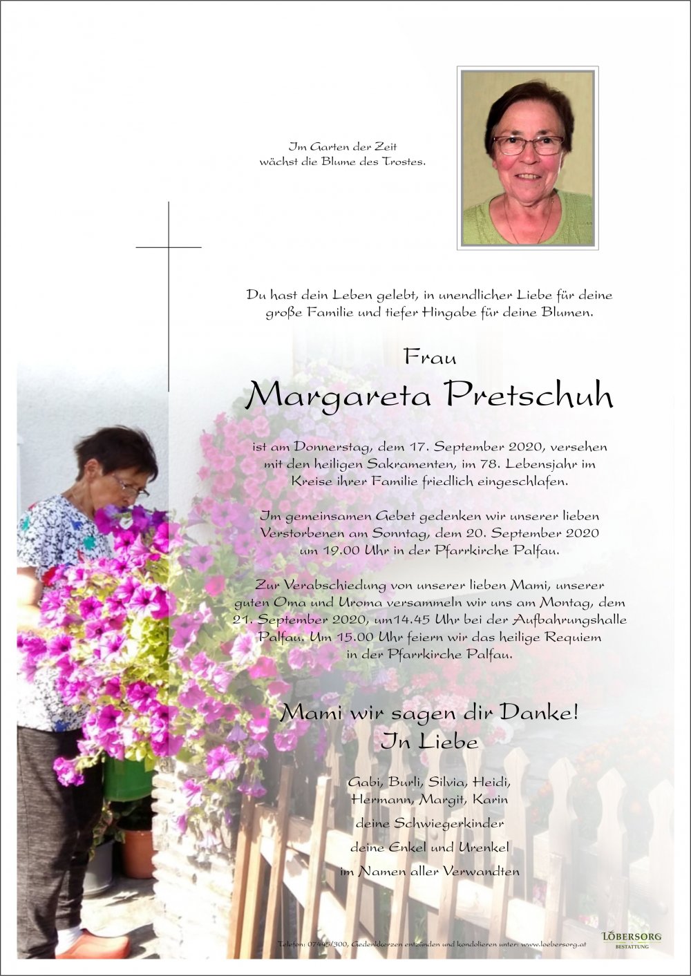 Parte von Margareta Pretschuh