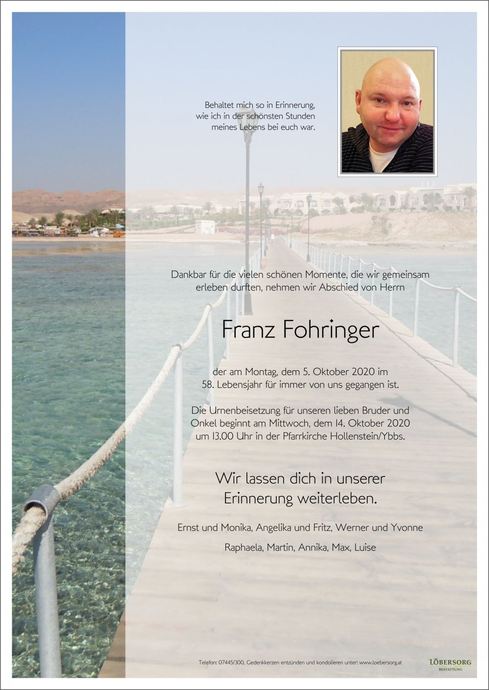 Parte von Franz Fohringer