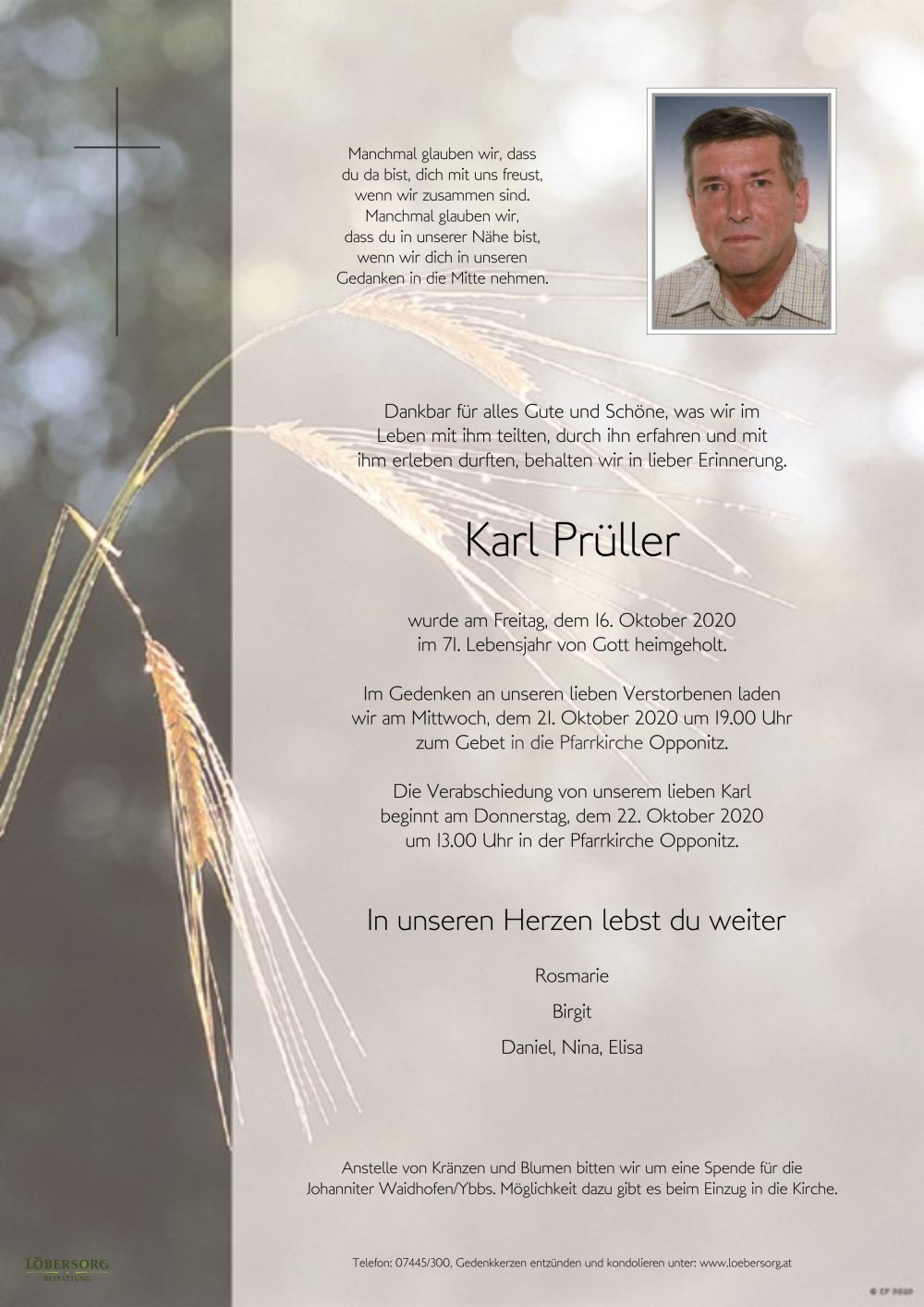 Parte von Karl Prüller