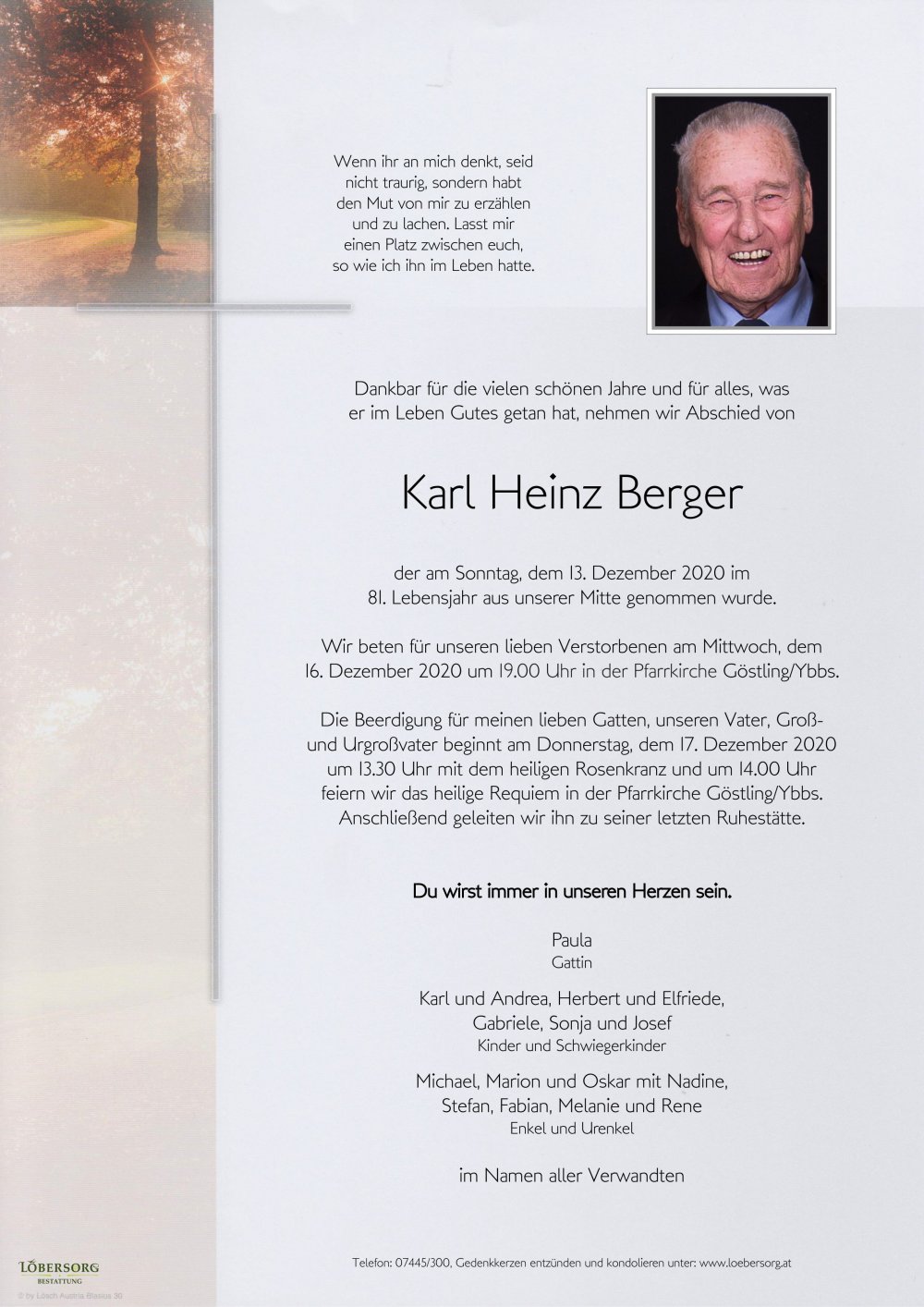 Parte von Karl Heinz Berger