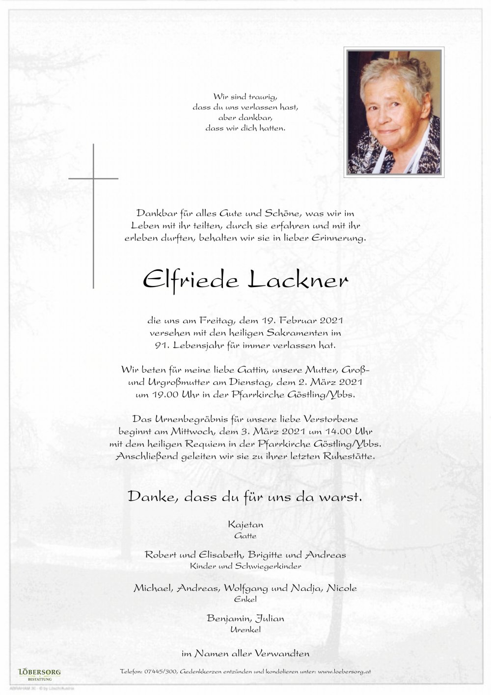Parte von Elfriede Lackner