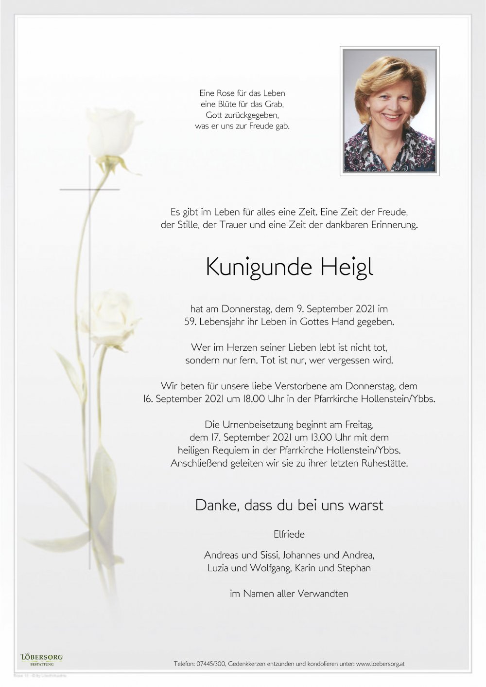 Parte von Kunigunde Heigl