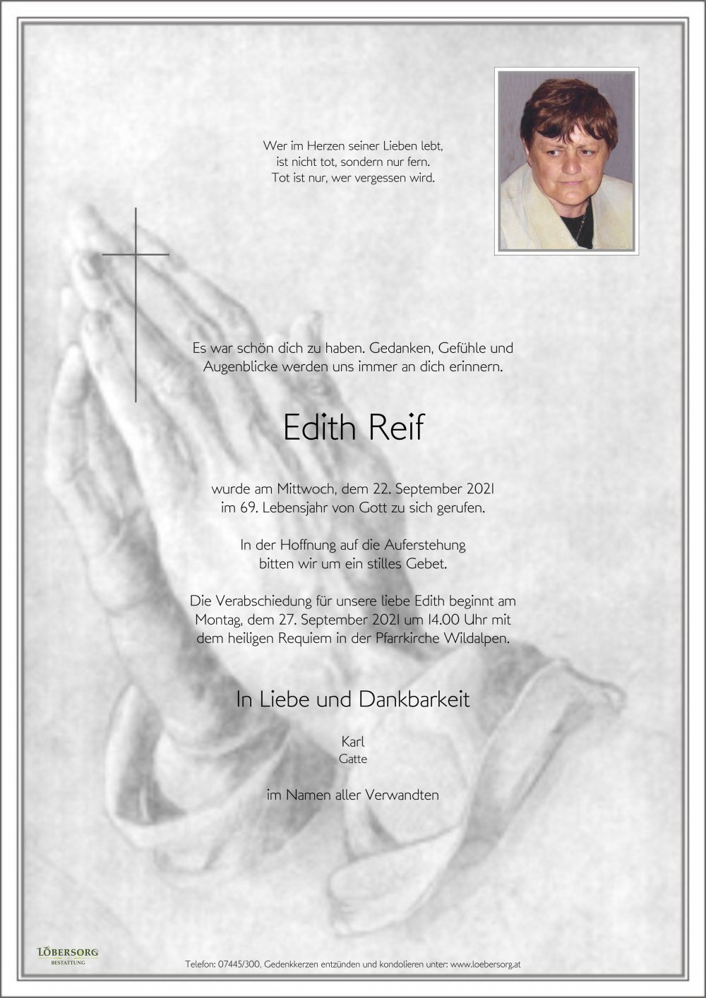 Parte von Edith Reif