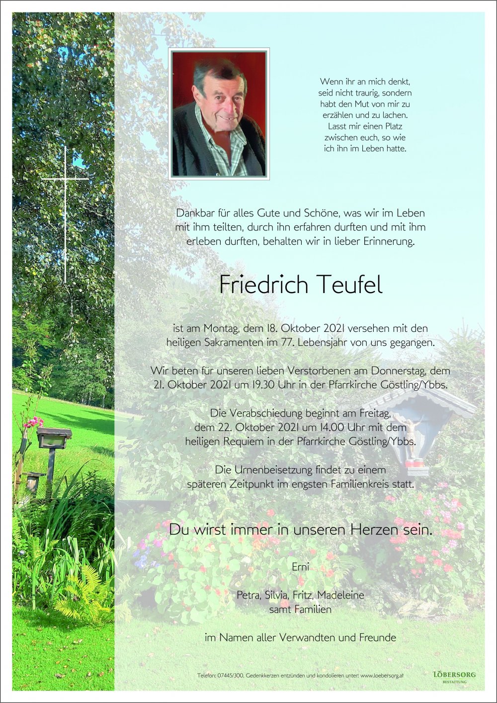 Parte von Friedrich Teufel