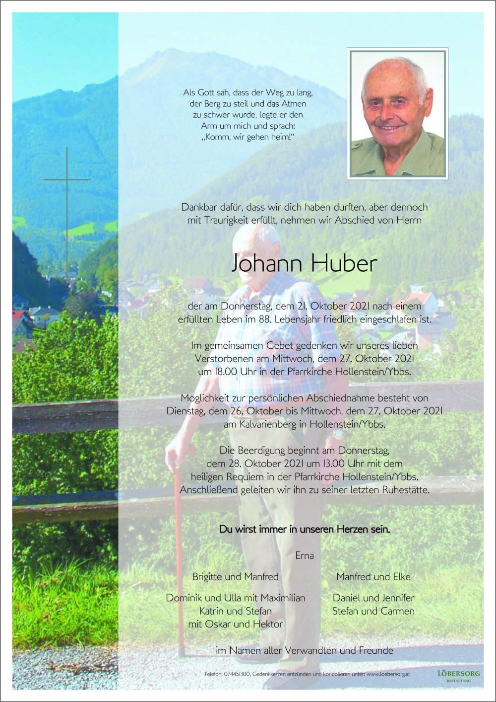 Parte von Johann Huber
