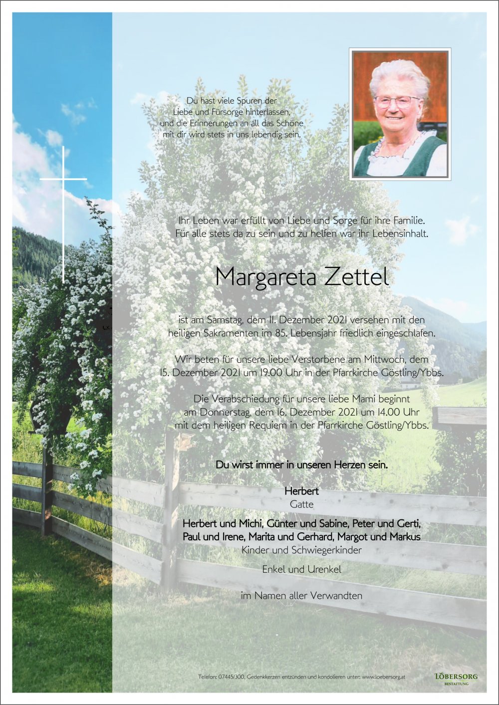 Parte von Margareta Zettel