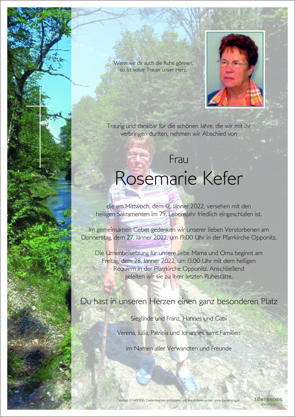 Parte von Rosemarie Kefer