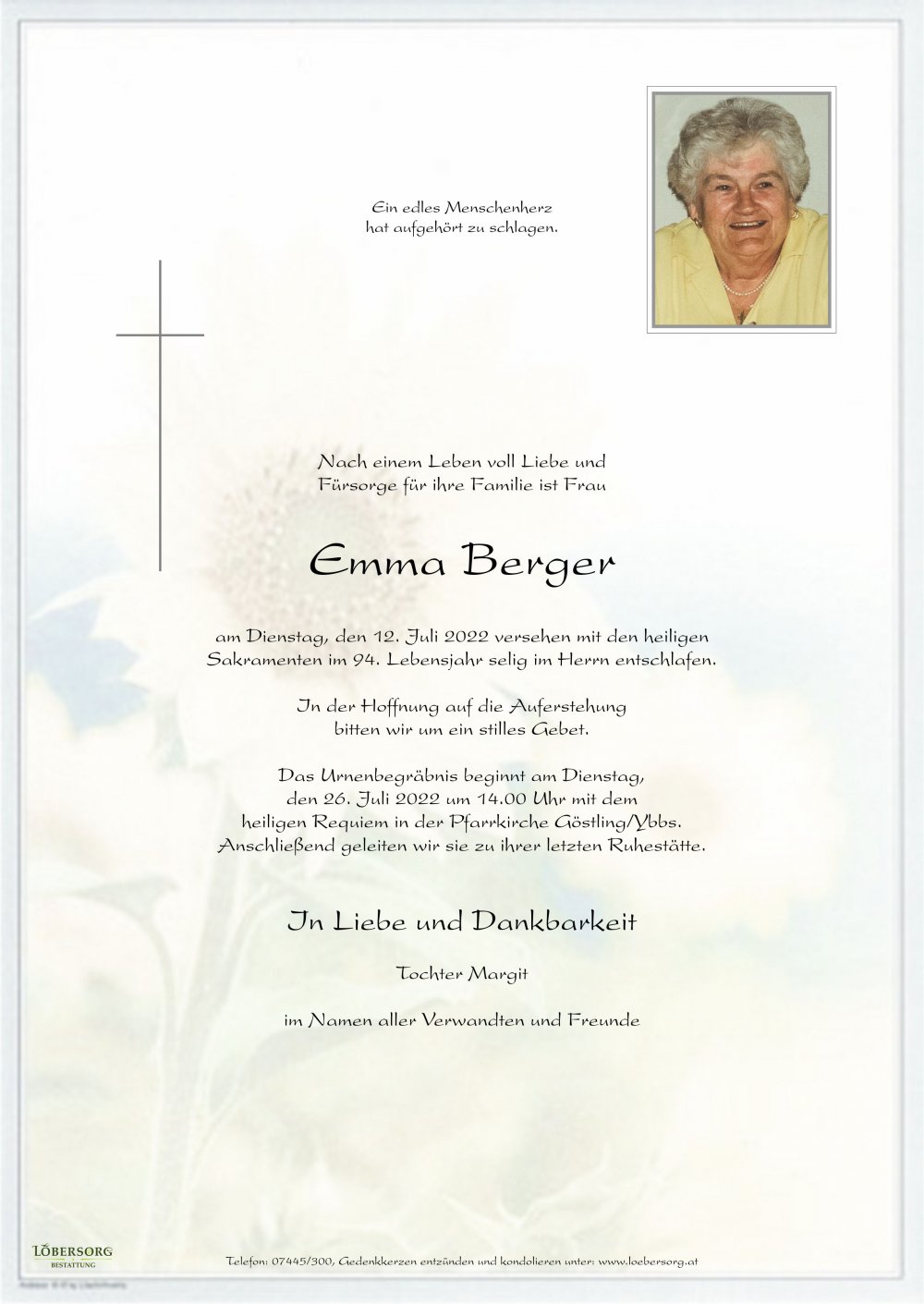 Parte von Emma Berger