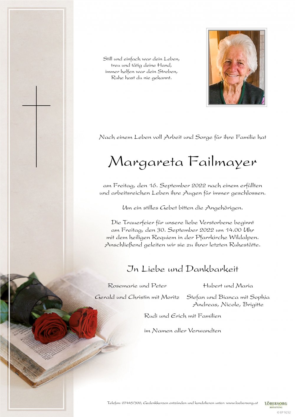 Parte von Margareta Failmayer