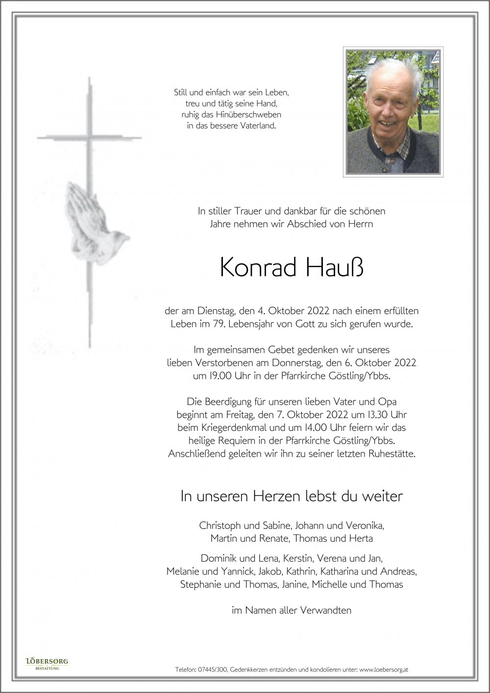 Parte von Konrad Hauß