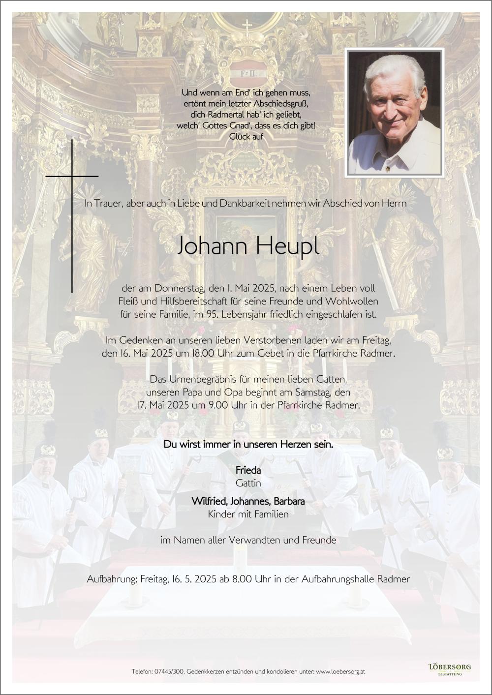Parte von Johann Heupl