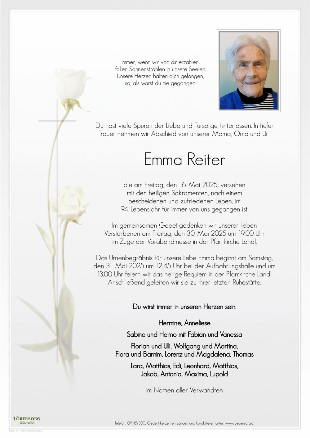 Parte von Emma Reiter