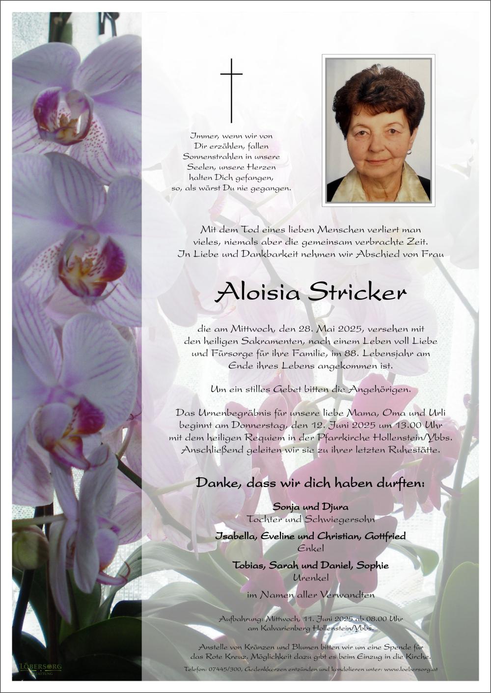 Parte von Aloisia Stricker