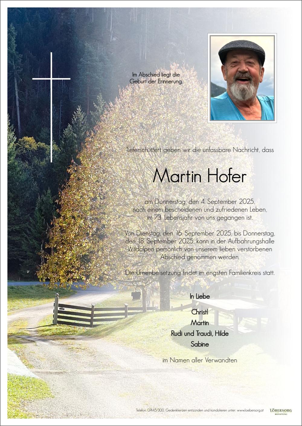 Parte von Martin Hofer