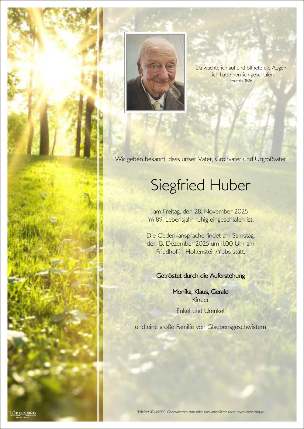 Parte von Siegfried Huber