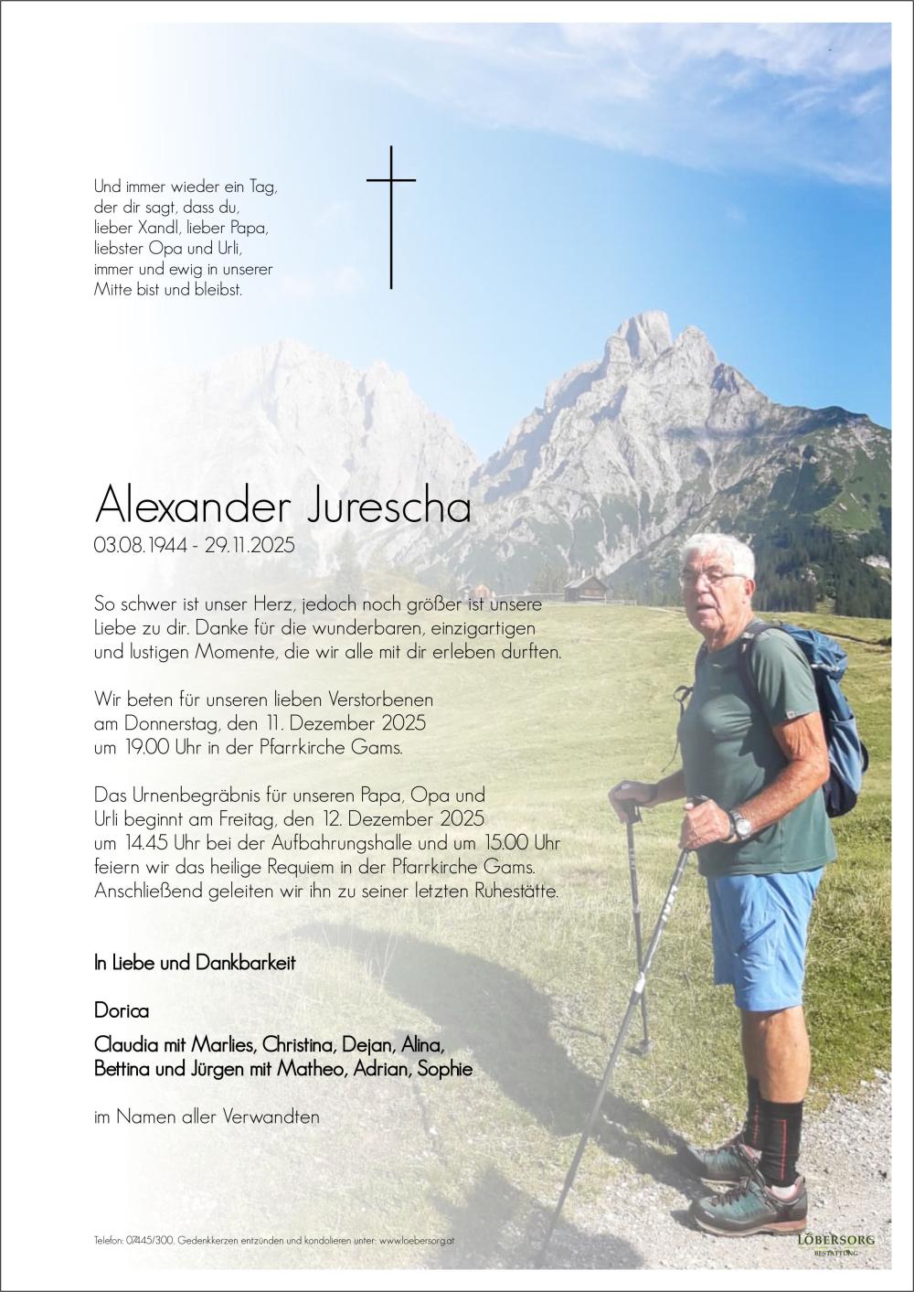 Parte von Alexander Jurescha