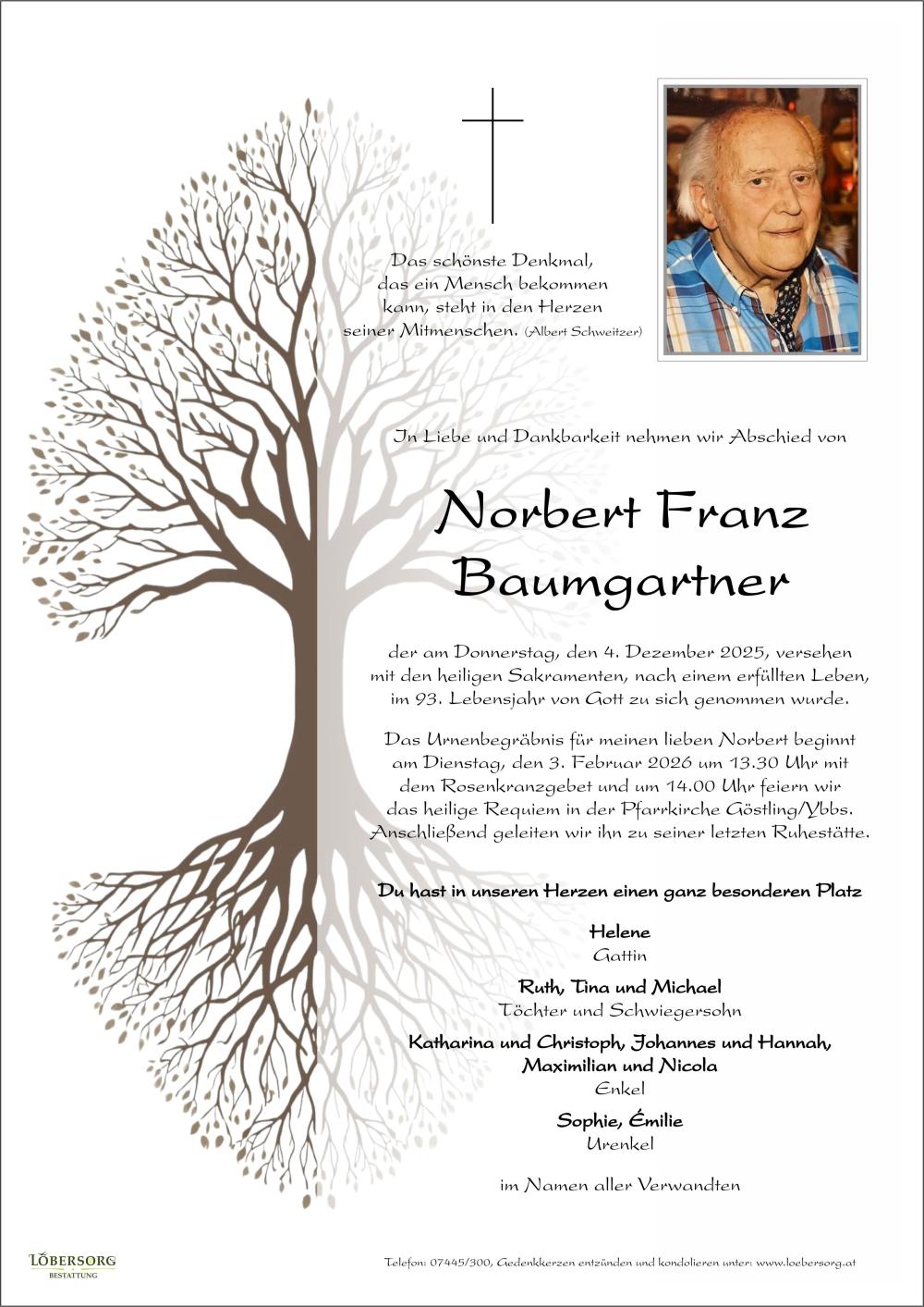 Parte von Norbert Franz Baumgartner