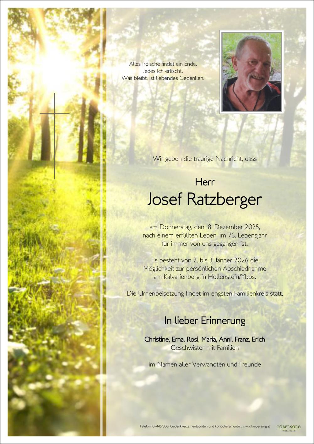 Parte von Josef Ratzberger