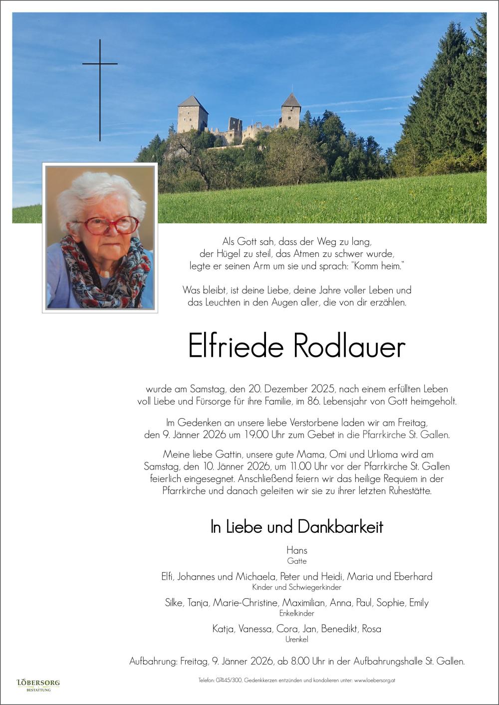 Parte von Elfriede Rodlauer