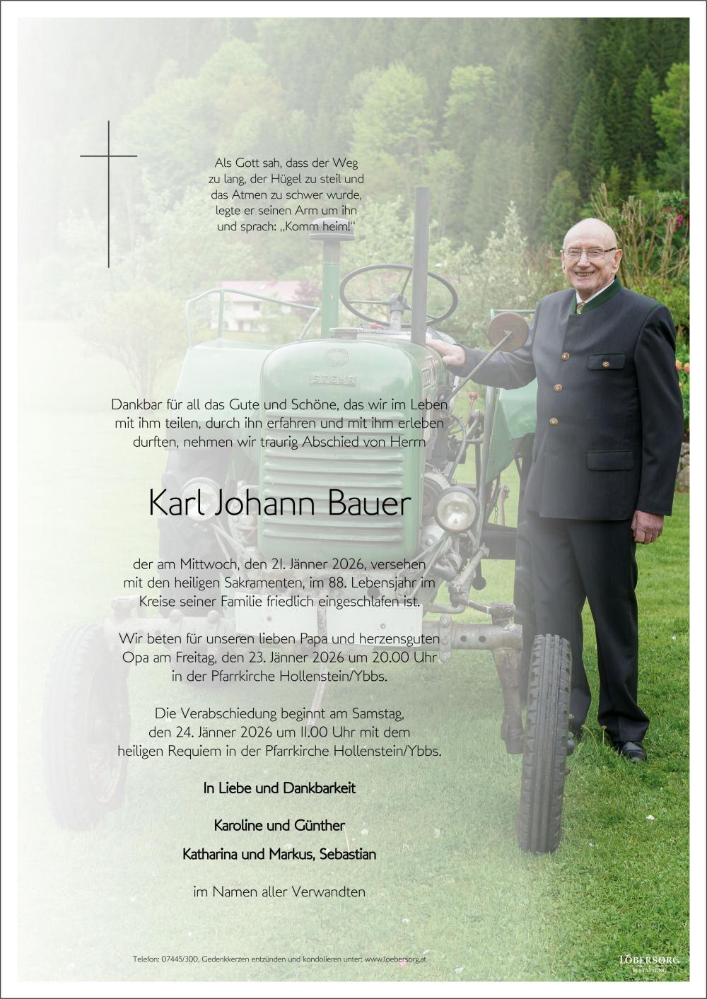 Parte von Karl Bauer