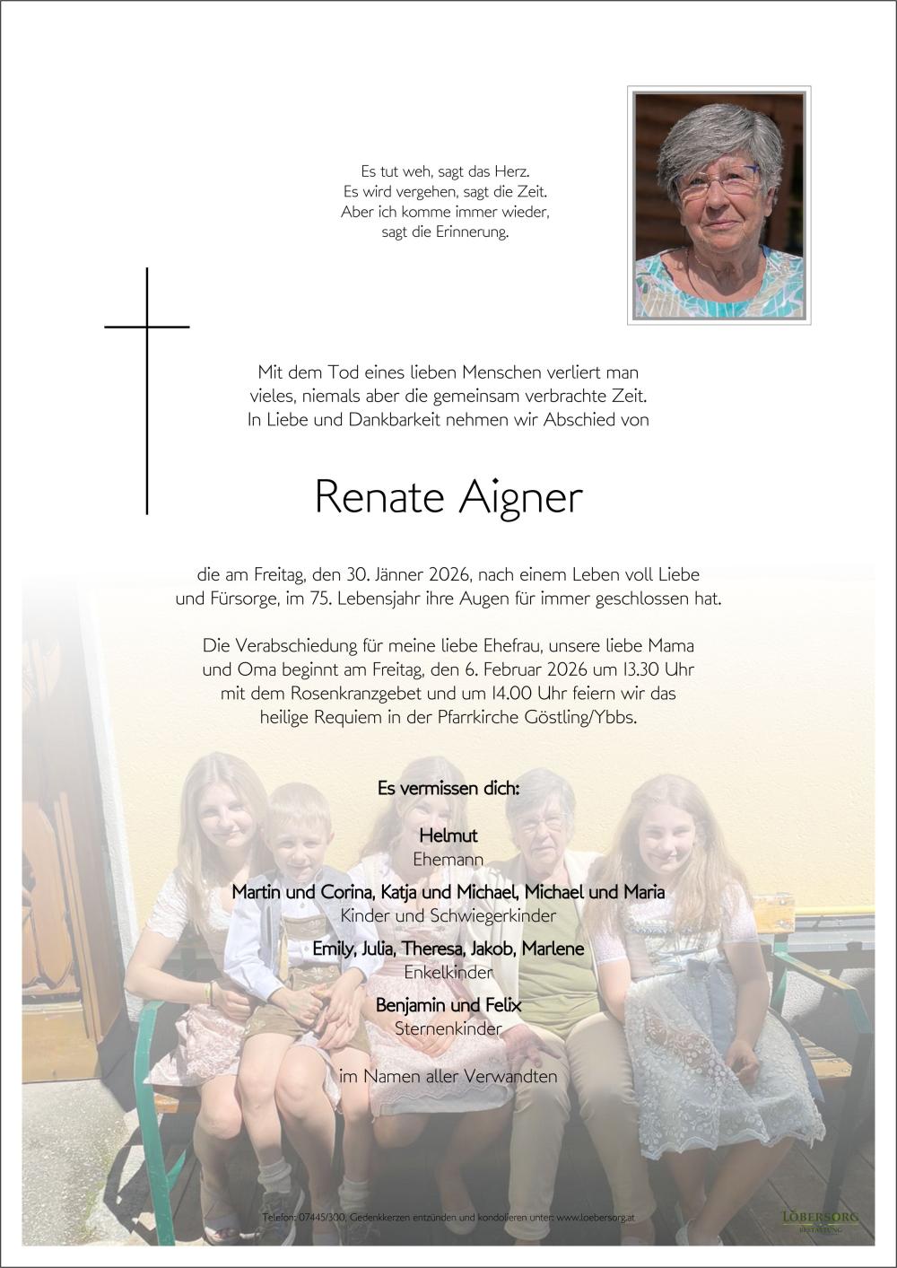 Parte von Renate Aigner