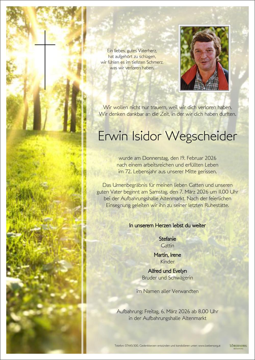 Parte von Erwin Wegscheider
