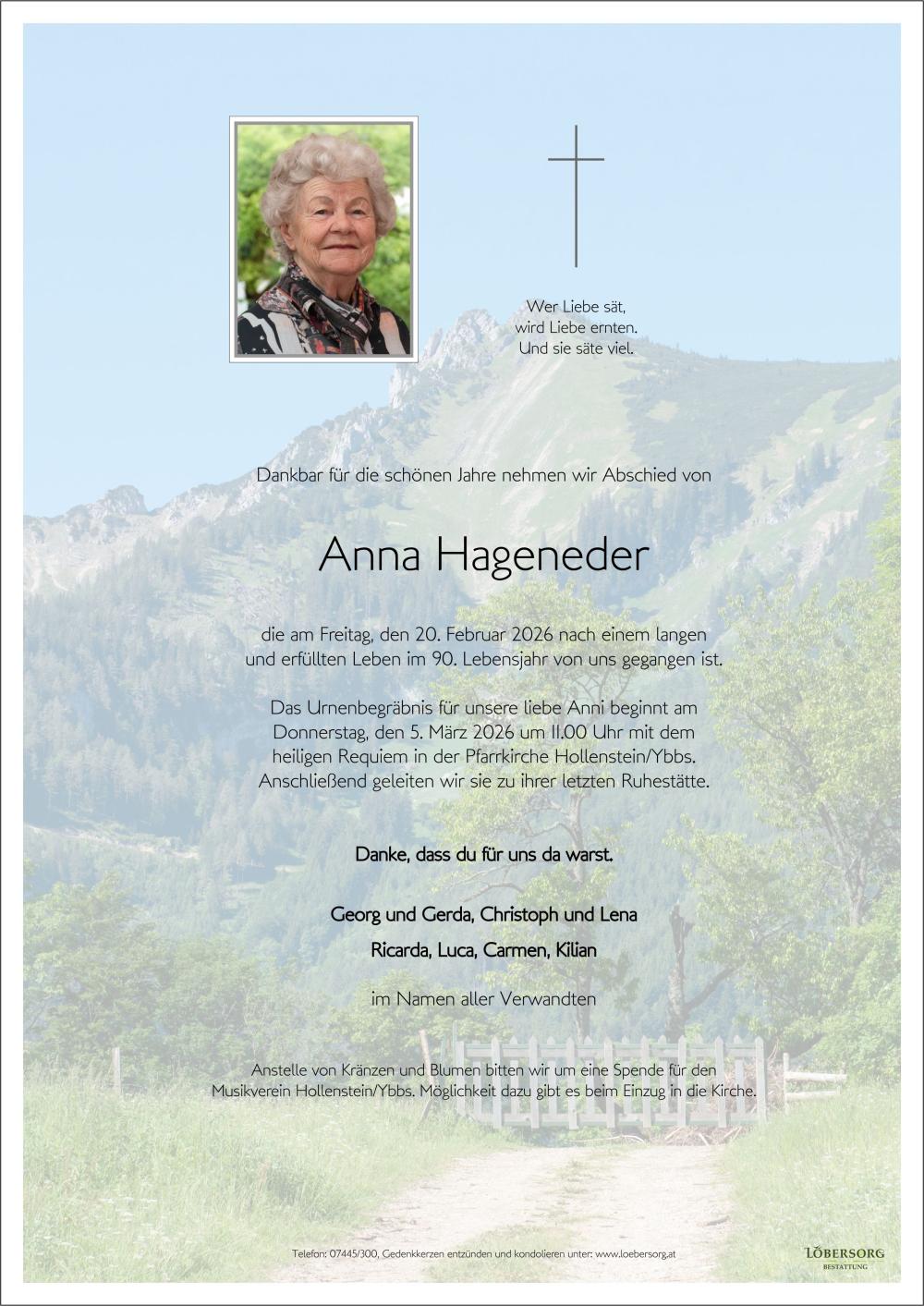 Parte von Anna Hageneder