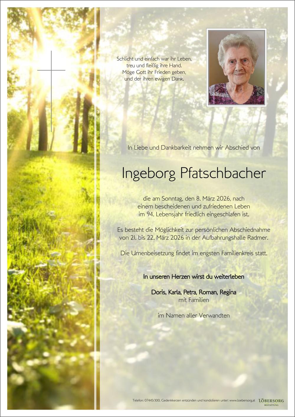 Parte von Ingeborg Pfatschbacher