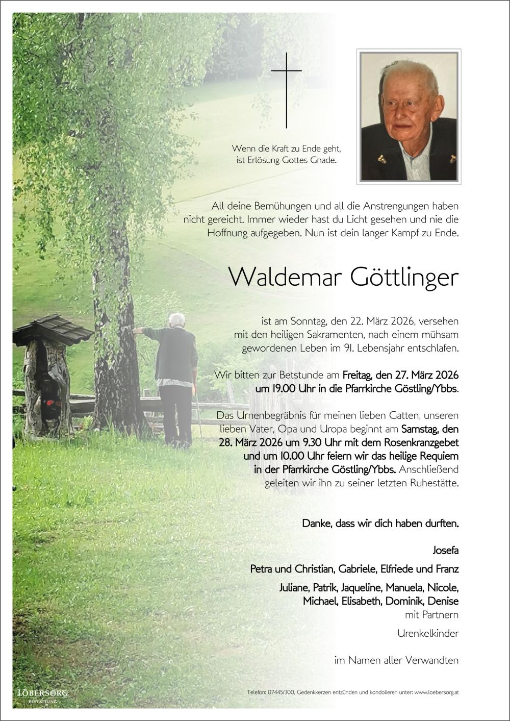 Parte von Waldemar Göttlinger