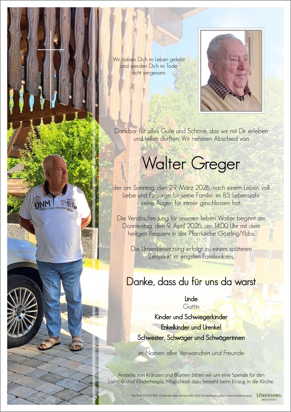 Parte von Walter Greger