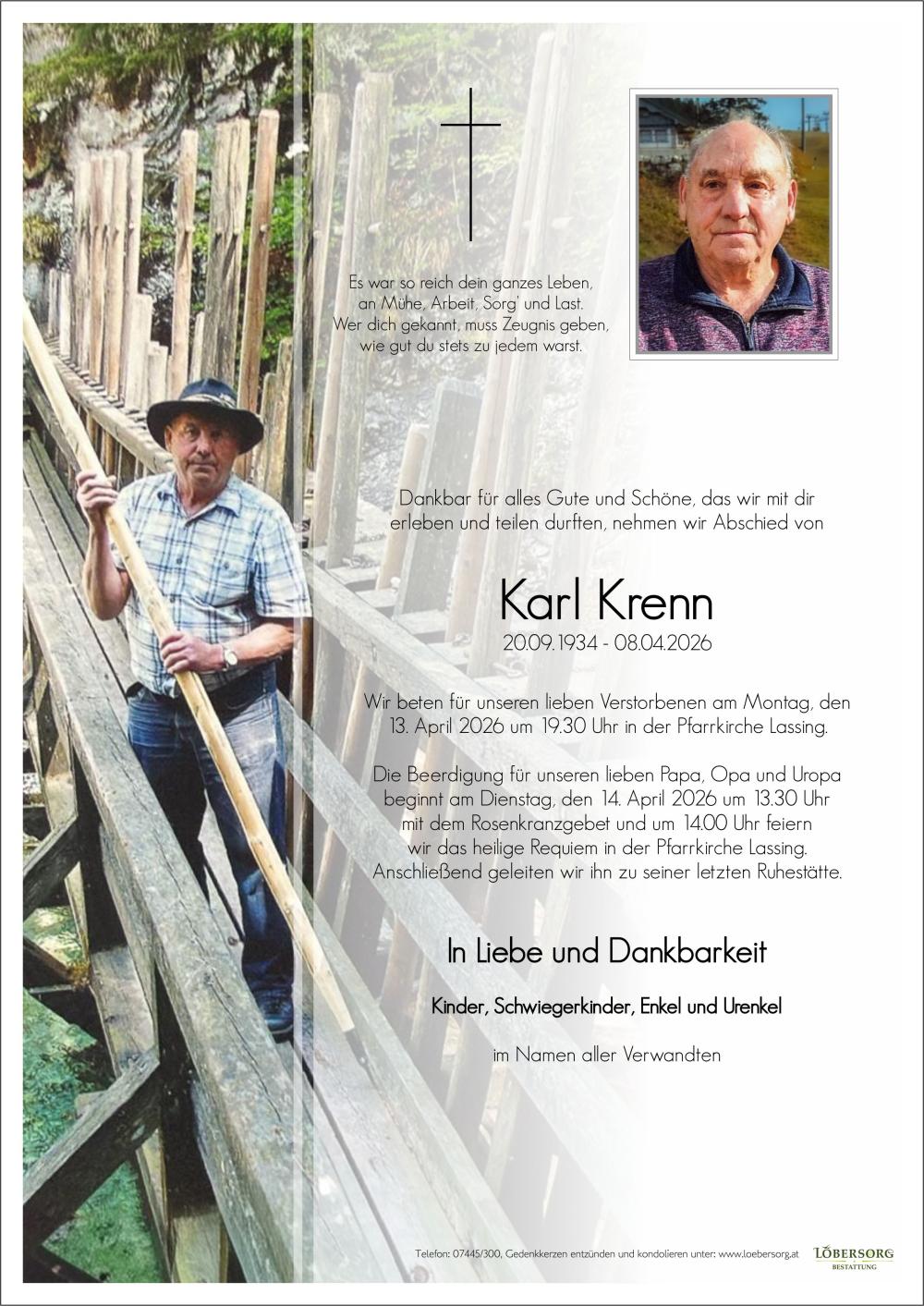 Parte von Karl Krenn