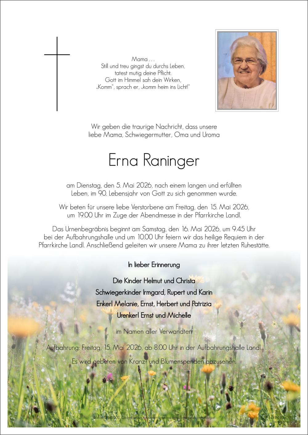 Parte von Erna Raninger