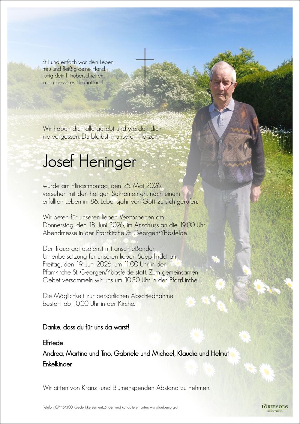 Parte von Josef Heninger