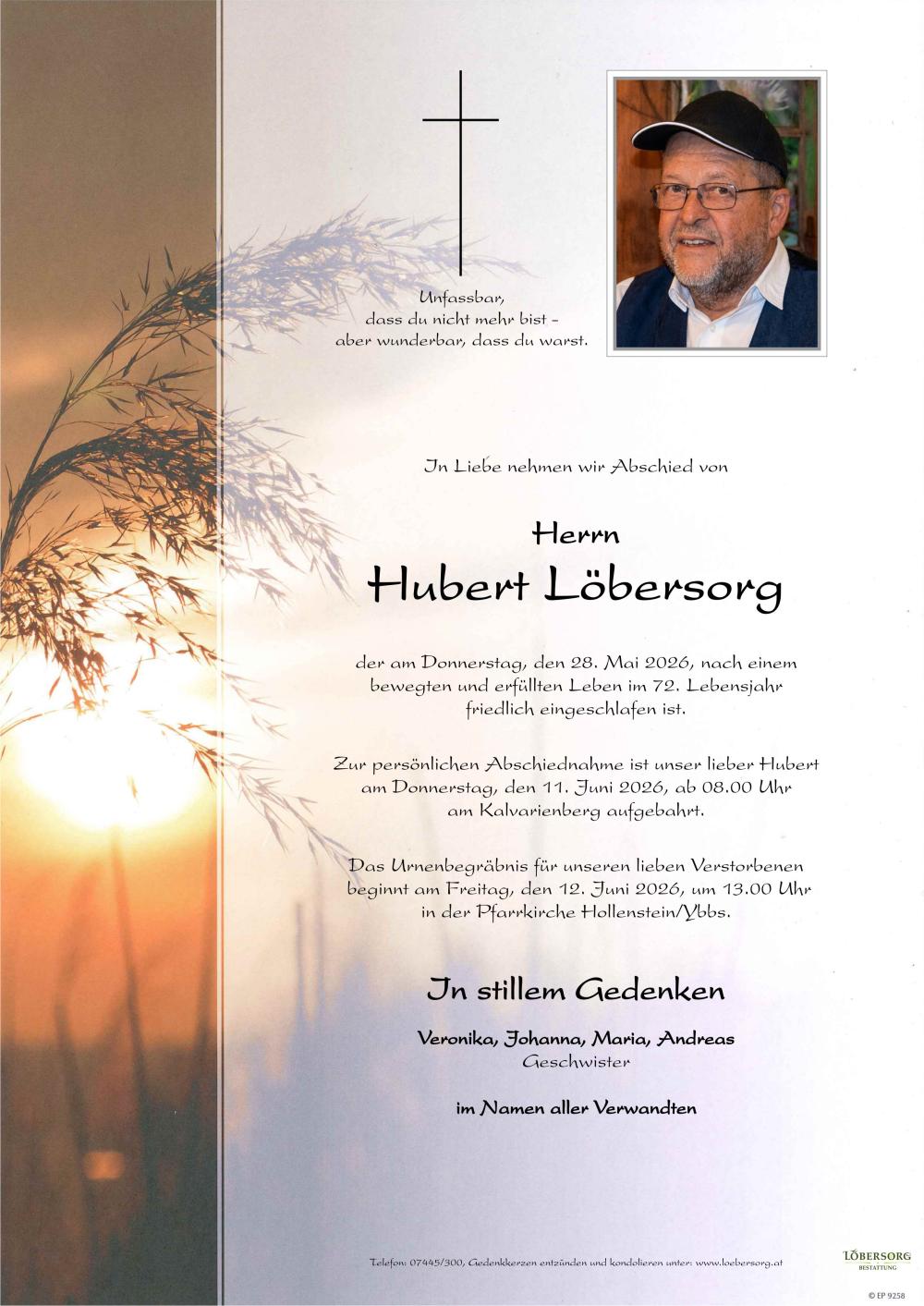 Parte von Hubert Löbersorg