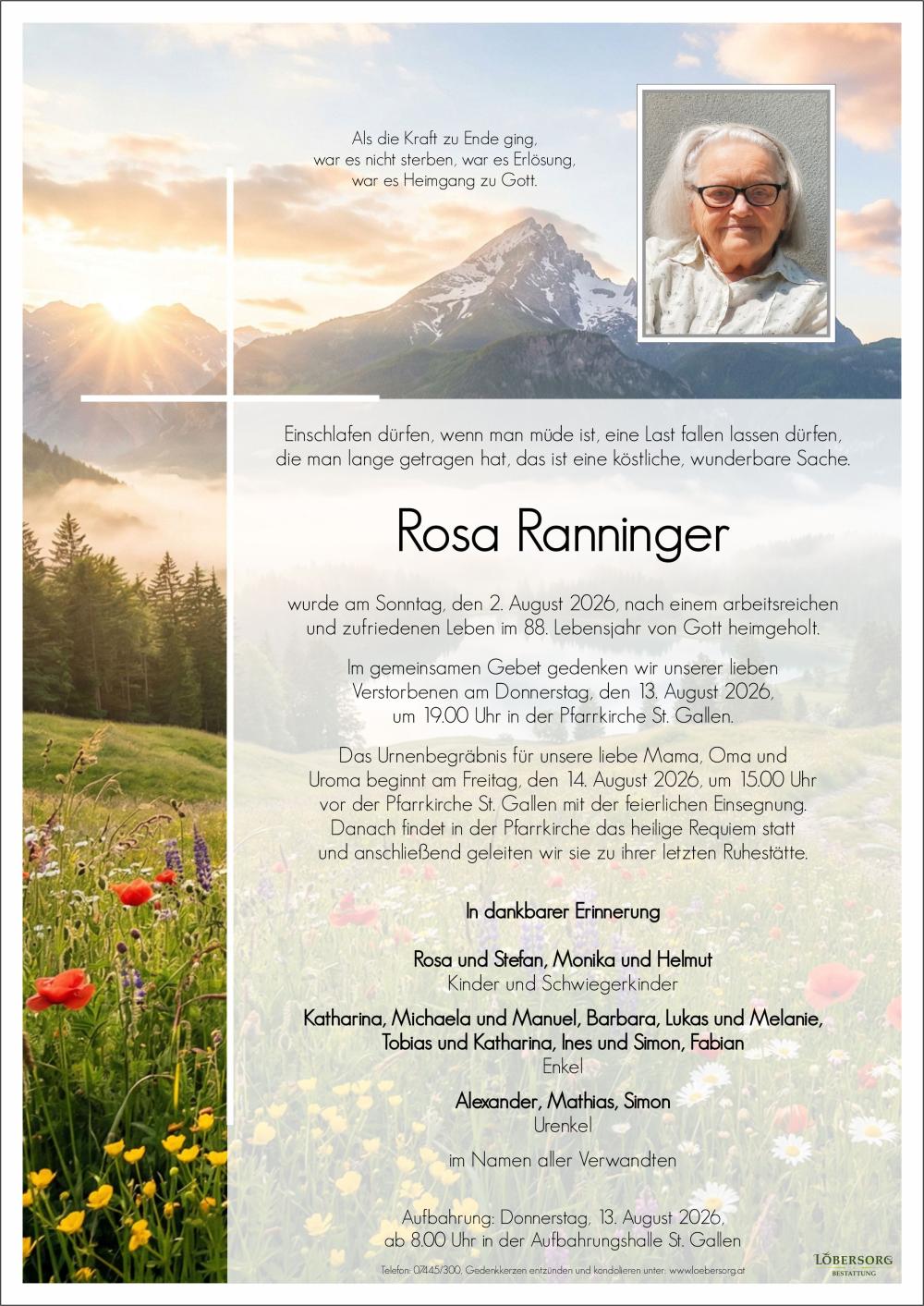 Parte von Rosa Ranninger
