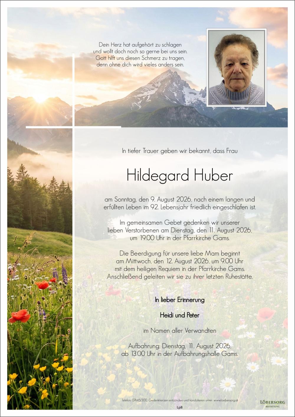 Parte von Hildegard Huber