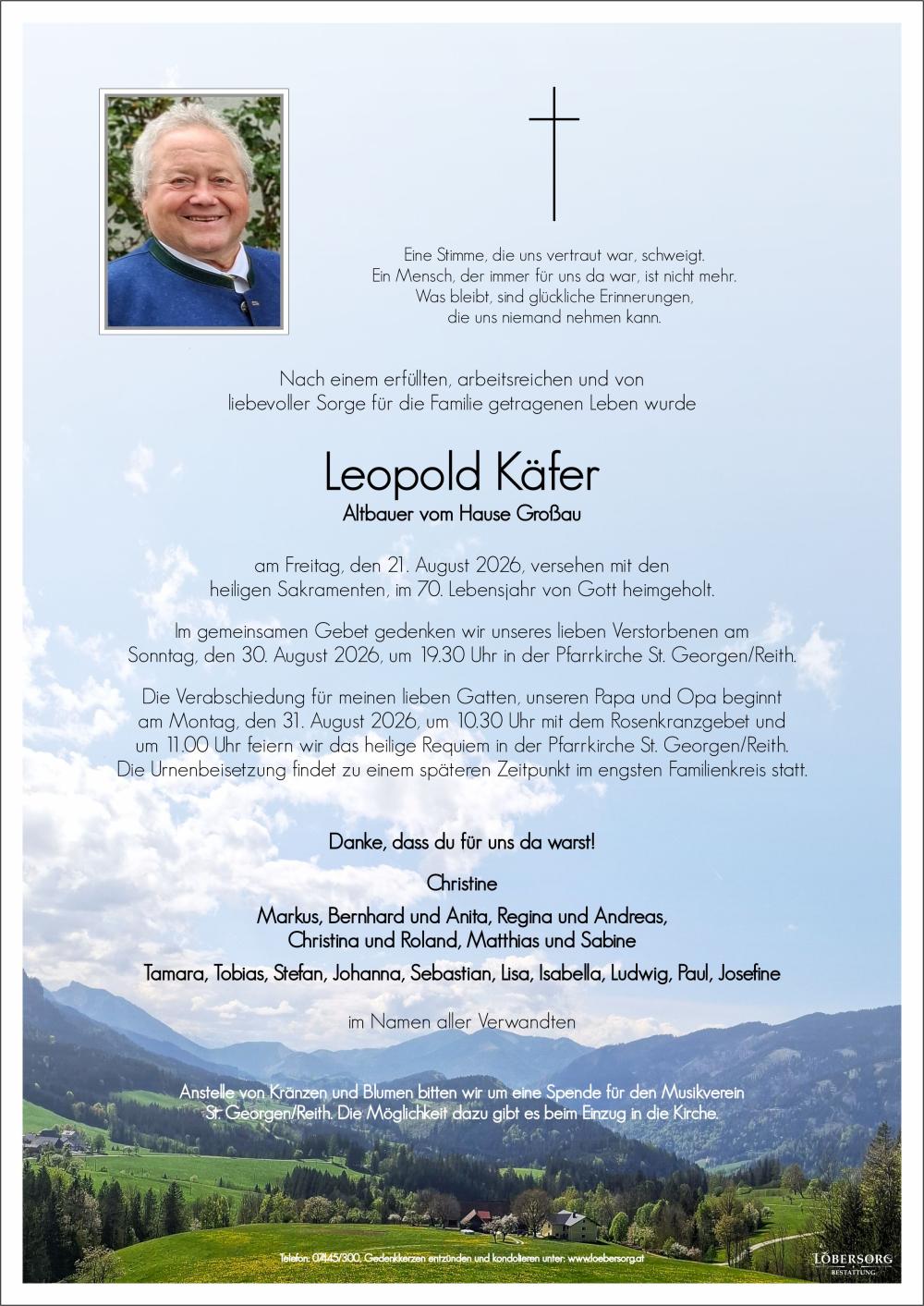 Parte von Leopold Käfer