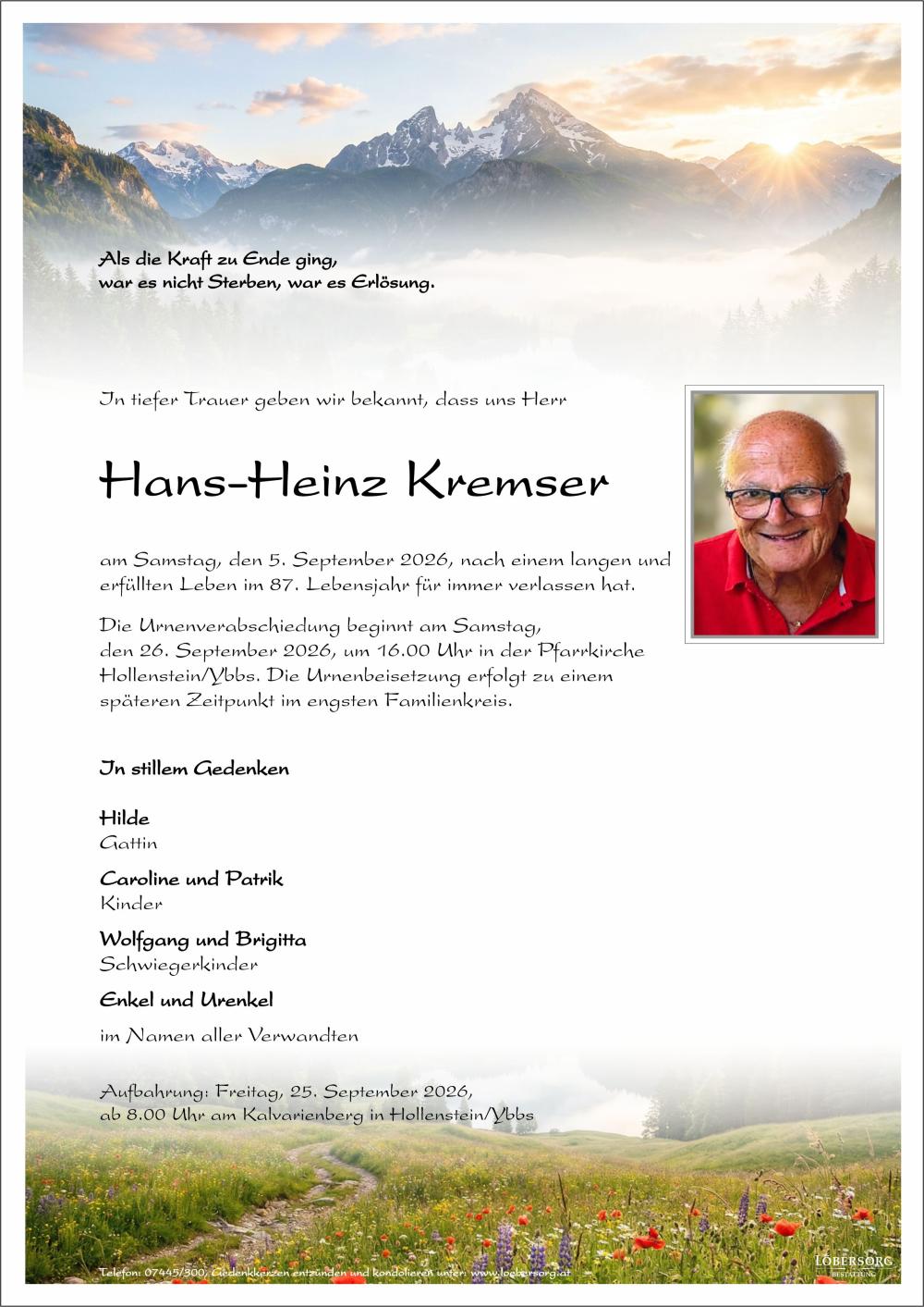 Parte von Hans-Heinz Kremser